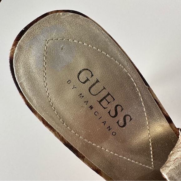 🟢 Guess By Marciano Leopard Print Pointed Toe Sling Back - US 7.5 - CLEARANCE - Picture 3 of 14